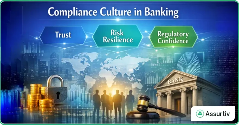 Compliance Culture in Banking few people discussing near a bank