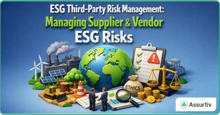 ESG third-party Risk Management discuss by two business leaders, showing graphically