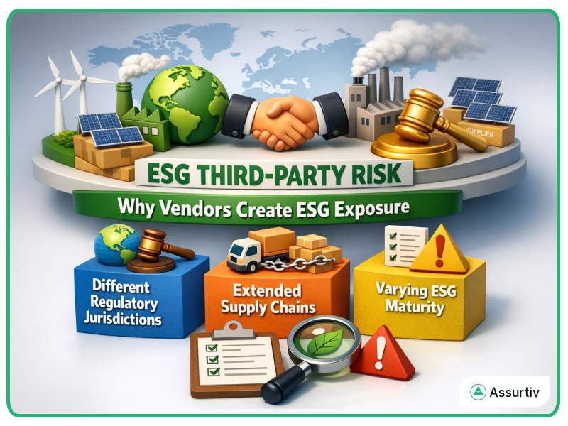 Vendors ESG exposure showing graphically