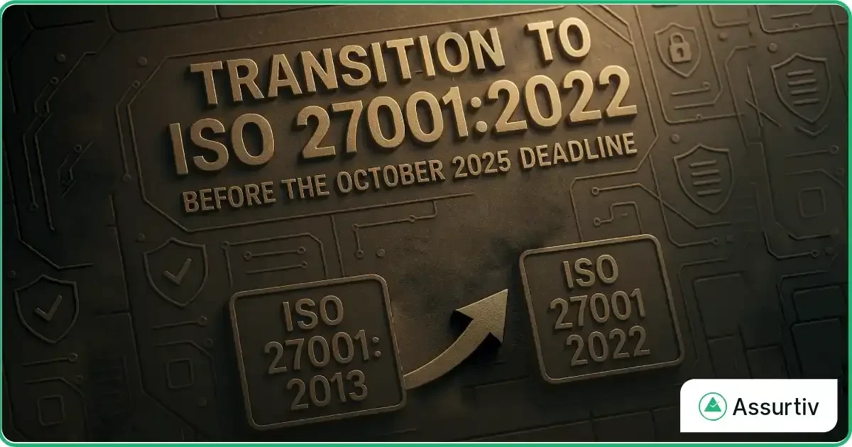 ISO 27001:2013 to ISO 27001:2022 – Transition Before the October 2025 Deadline